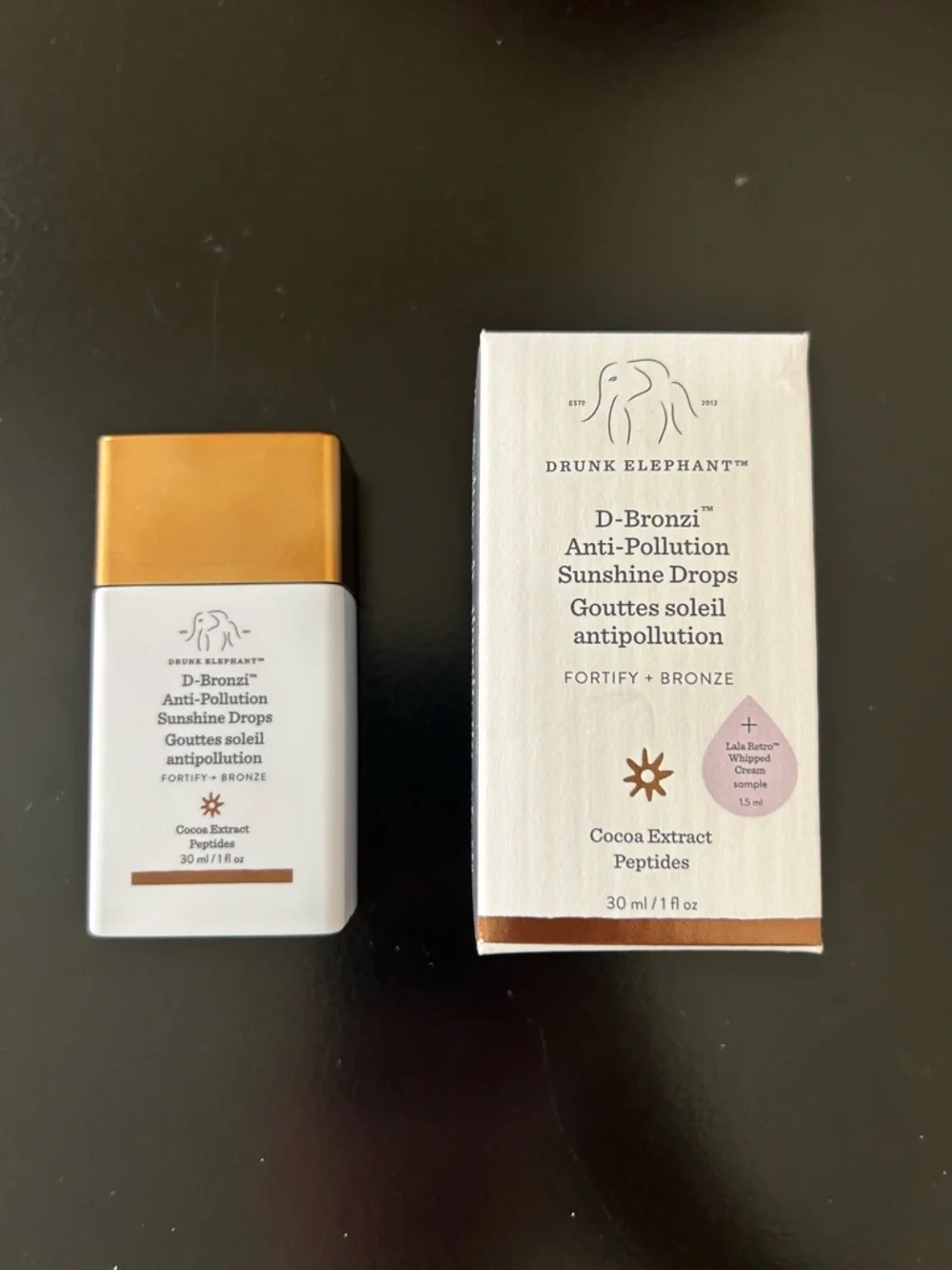 Drunk Elephant D-Bronzi Anti-Pollution Bronzing Drops with Peptides 30 ml